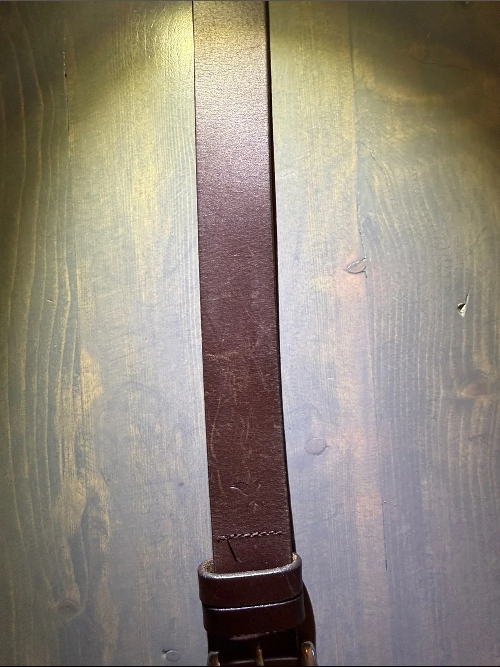 Eddie Bauer Men's Brown Leather Belt - Classic Casual Style size 40